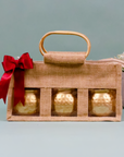 Jute Bag 3 Jar Delight Wedding Hamper