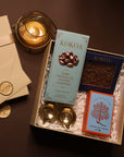 Brass Diya and Bites Box