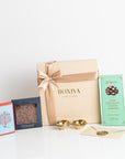 Brass Diya and Bites Box