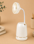 Portable Desk Fan with Flexible Neck
