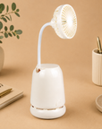 Portable Desk Fan with Flexible Neck