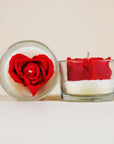 Scented Candle - Rose Heart