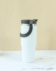 Insulated Stainless Steel Sports Water Bottle with Flip Straw Lid & Carry Handle | 750ml
