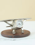 Vintage Aeroplane Desk Clock
