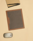 Premium Dual-Tone Leatherette Mouse Pad