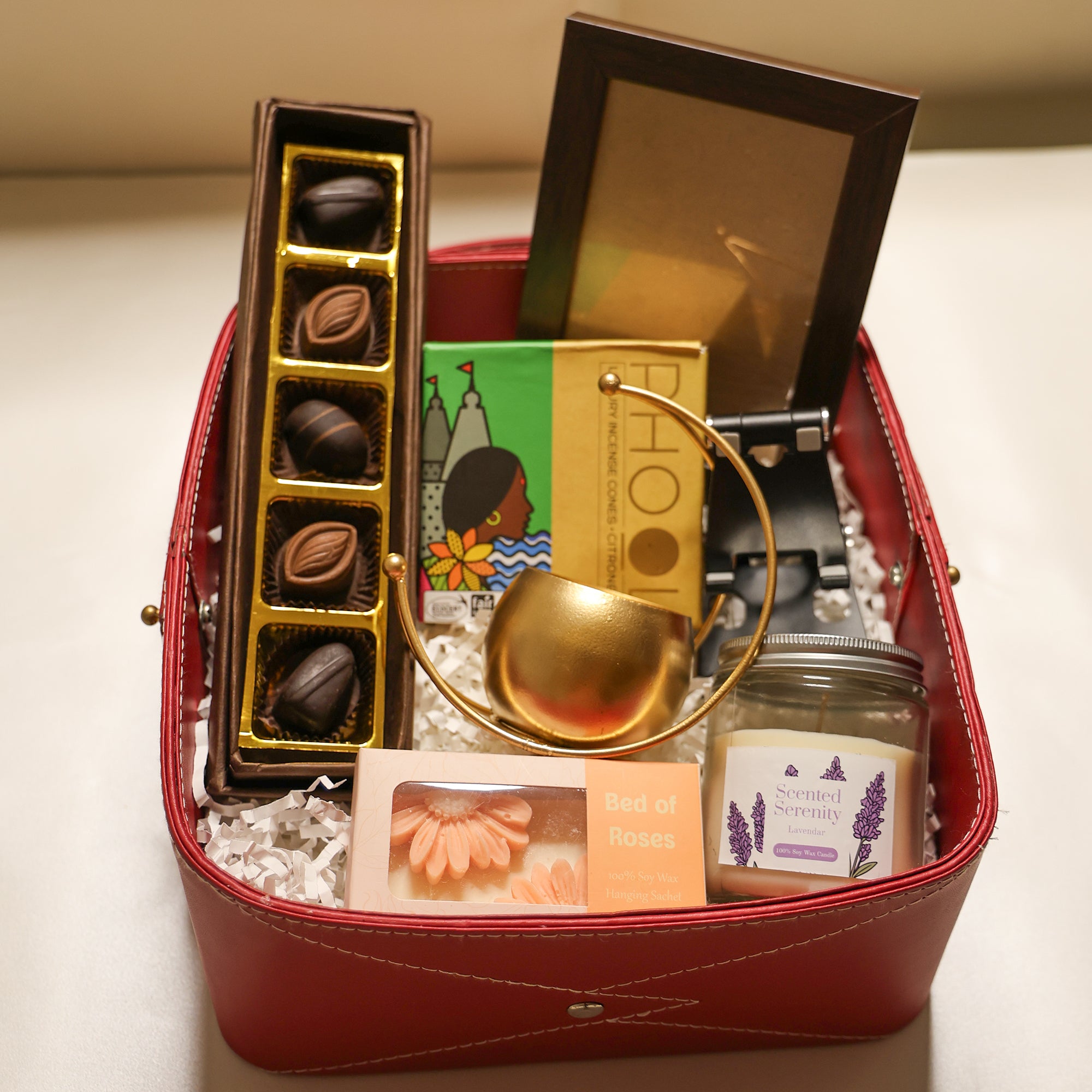 Leatherette Basket Hamper