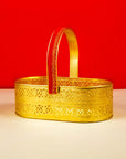 Golden Oval Basket