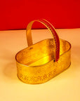 Golden Oval Basket