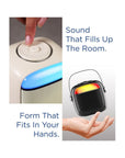 Pebble Flare Portable Bluetooth Speaker with LED Light