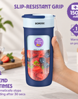Borosil NutriSip Blue Portable Blender