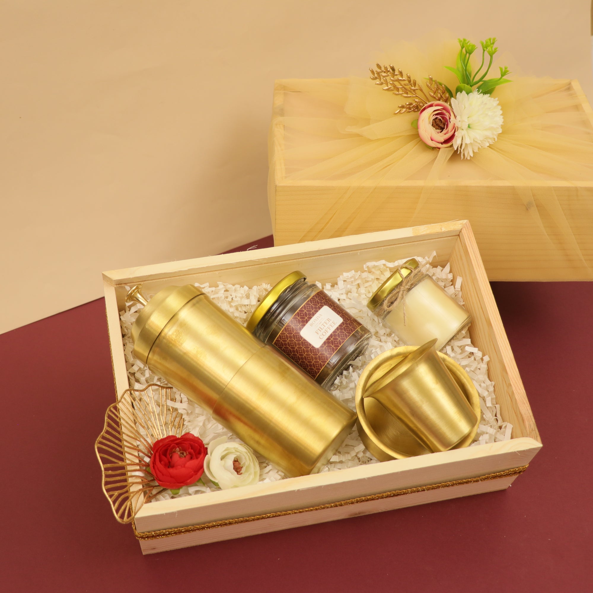 Royal Brass Filter Coffee Diwali Hamper