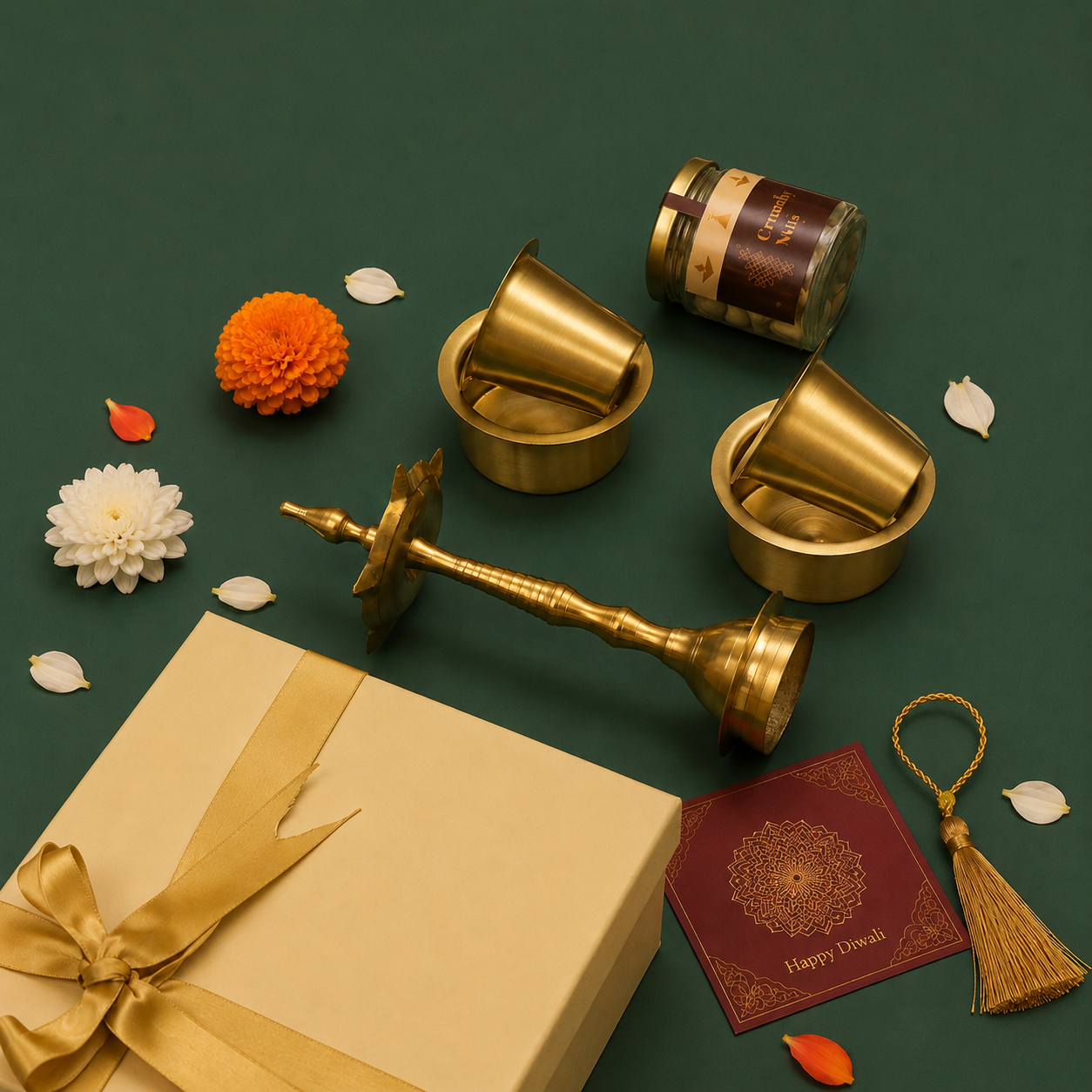 Brass &amp; Festive Indulgence Gift Hamper