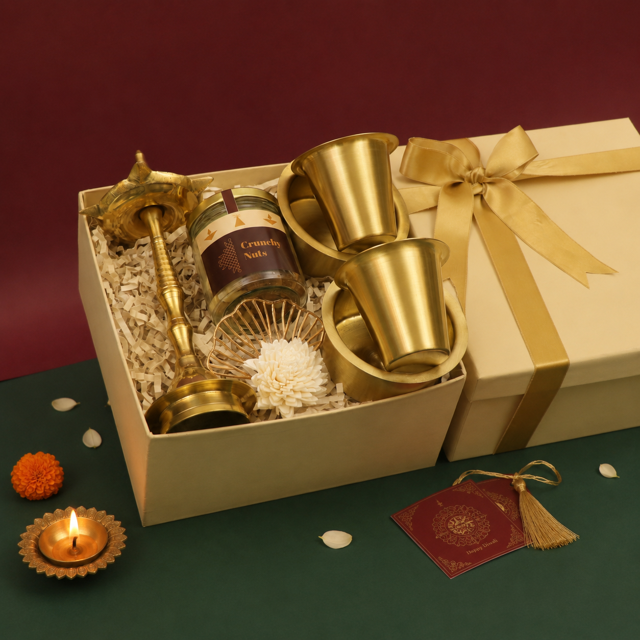Brass &amp; Festive Indulgence Gift Hamper