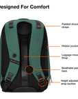 Forest Green Smart Laptop Backpack