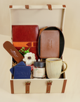 Luxe Leatherette Trunk Hamper