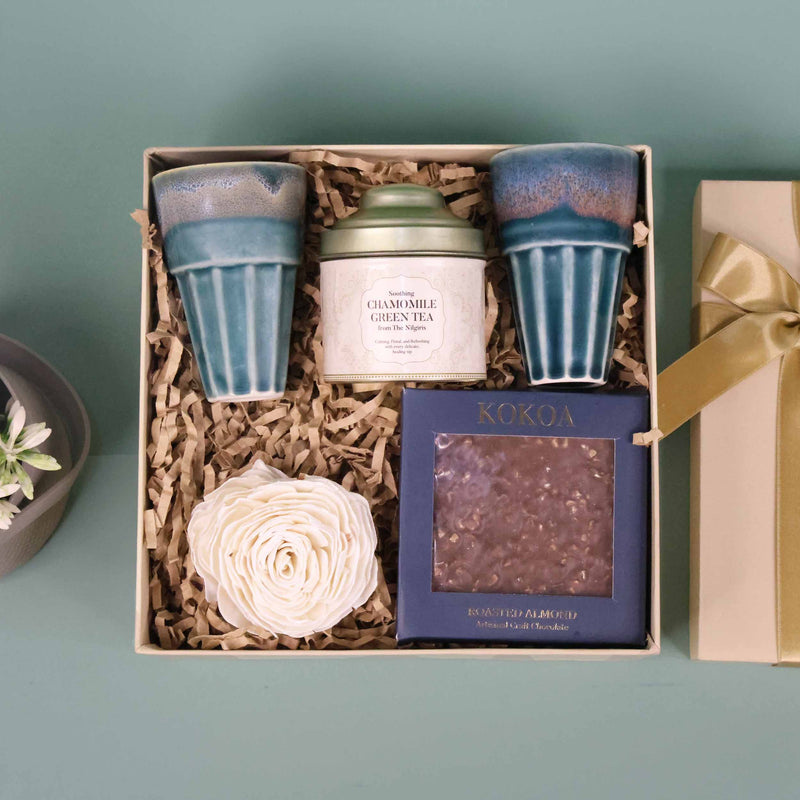 Tea Kulhad Wedding Return Gift Box