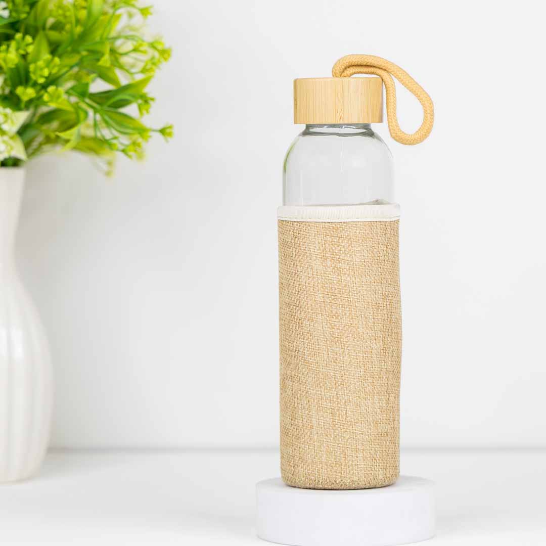 Bottle with Jute Sleeve
