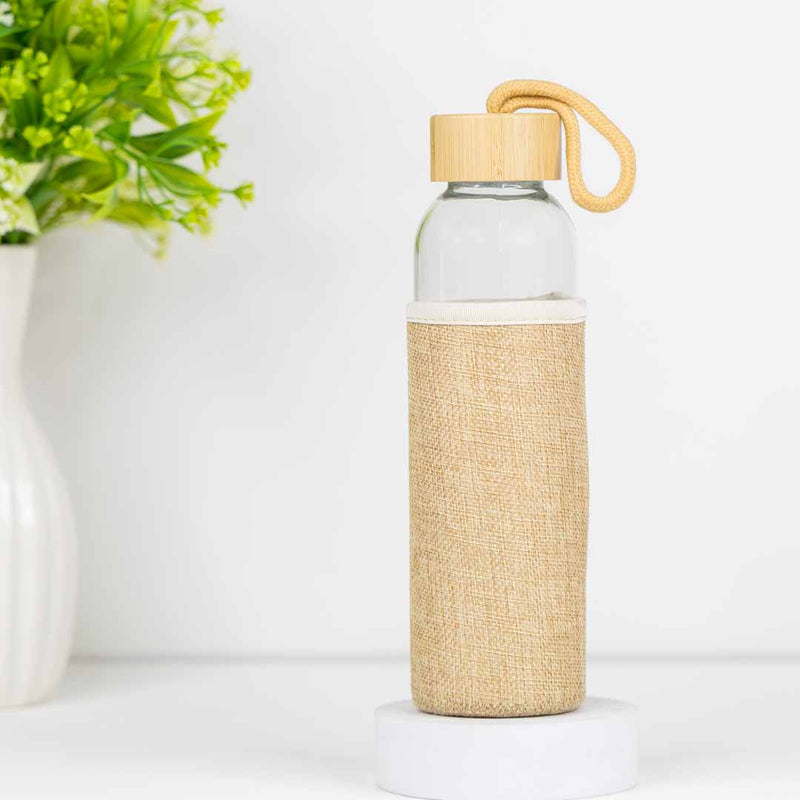 Bottle with Jute Sleeve