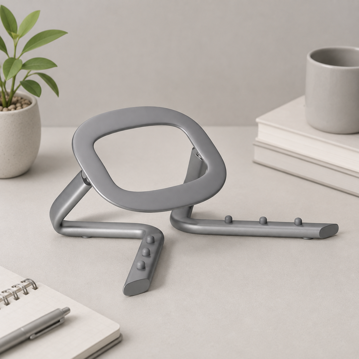 Adjustable Ergonomic Laptop Stand – 3-Level Height &amp; Multi-Angle
