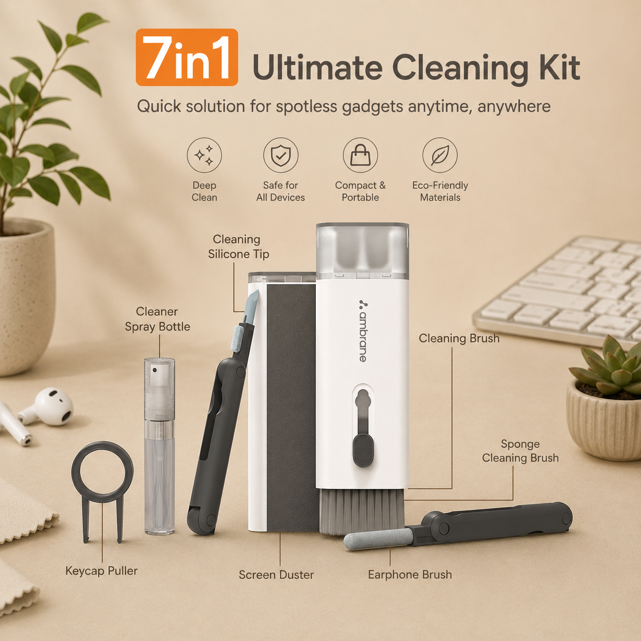 7-in-1 Ultimate Gadget Cleaning Kit