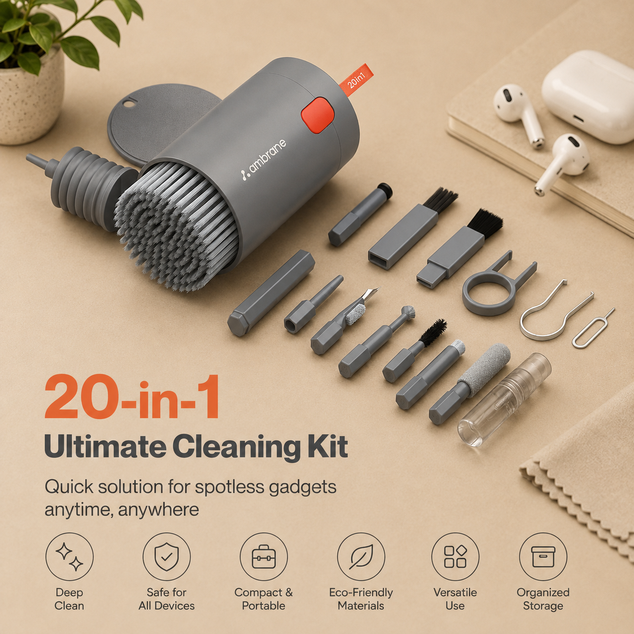 20-in-1 Ultimate Gadget Cleaning Kit
