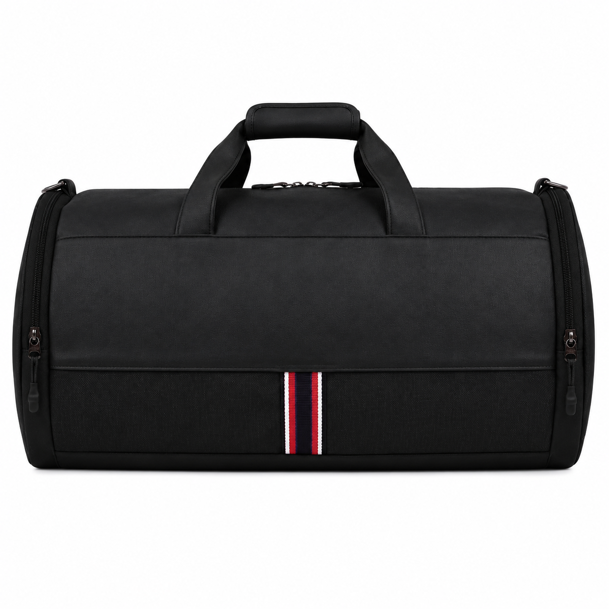 Pepe Jeans (Premium Black Travel Duffle Bag with Side Compartments)