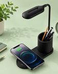 Gleam 3-in-1 Wireless Charging Desk Lamp & Organizer