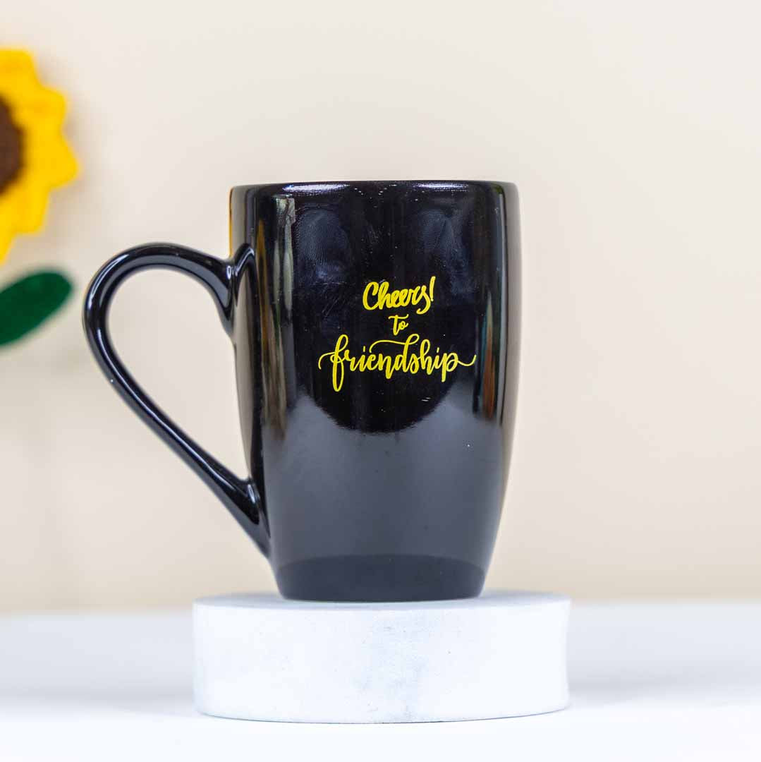 Cheers to friendship mug