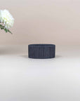 Black Concrete Candle