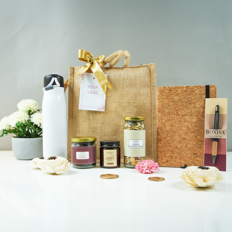 Eco Friendly Essentials and Treats Jute Bag