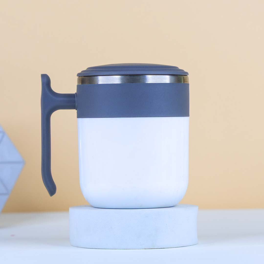 Grey Coffee Steel Mug