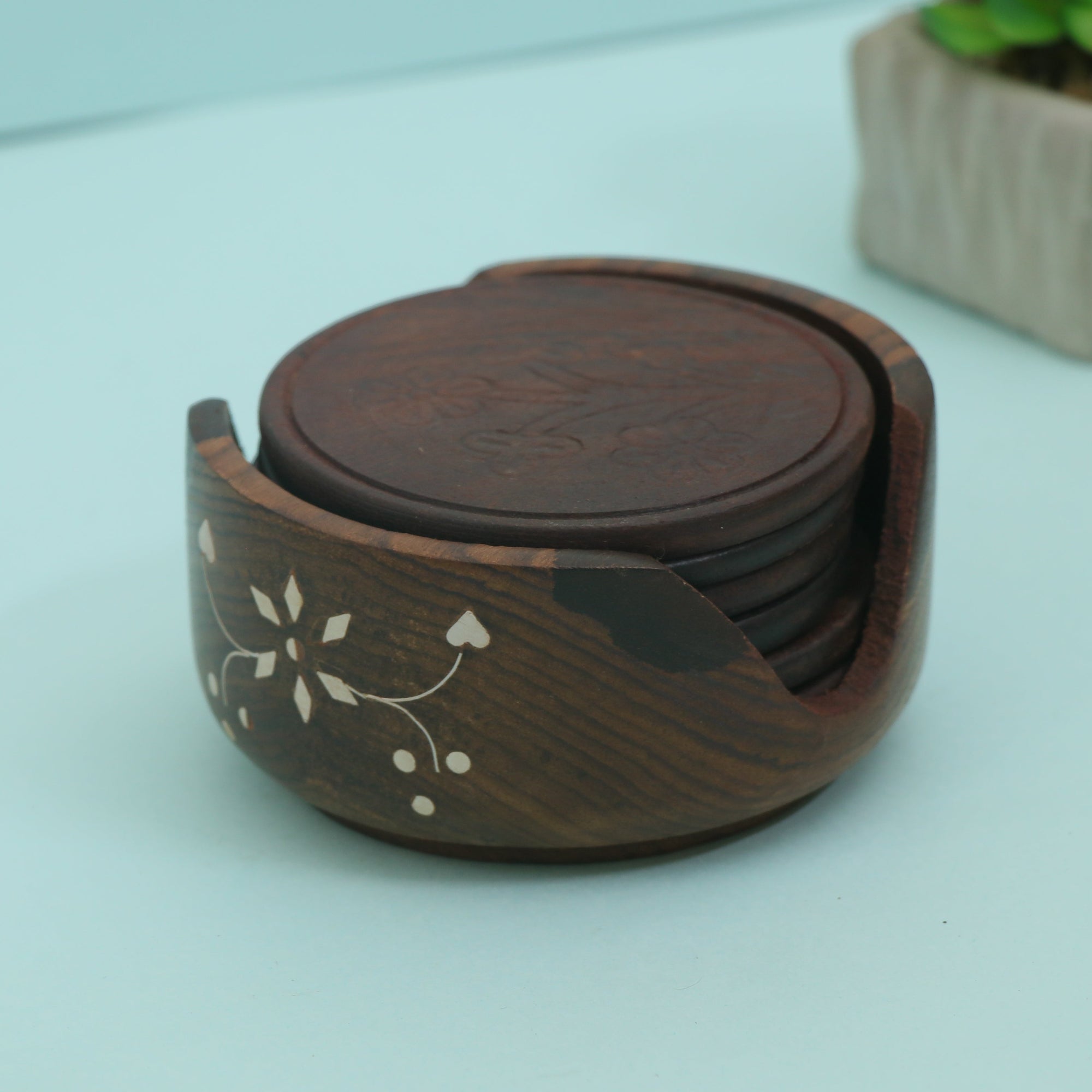 Wooden Coasters Set