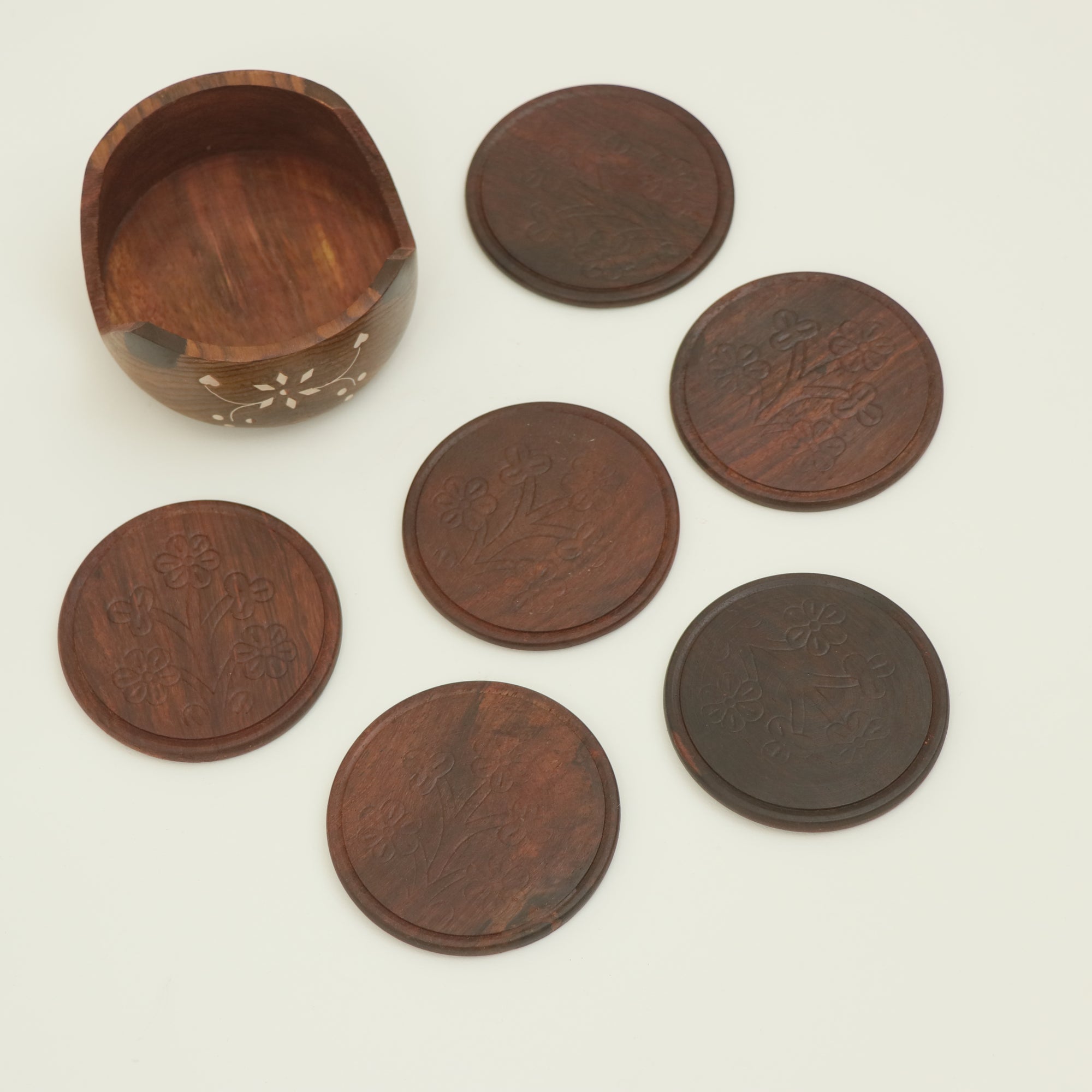Wooden Coasters Set
