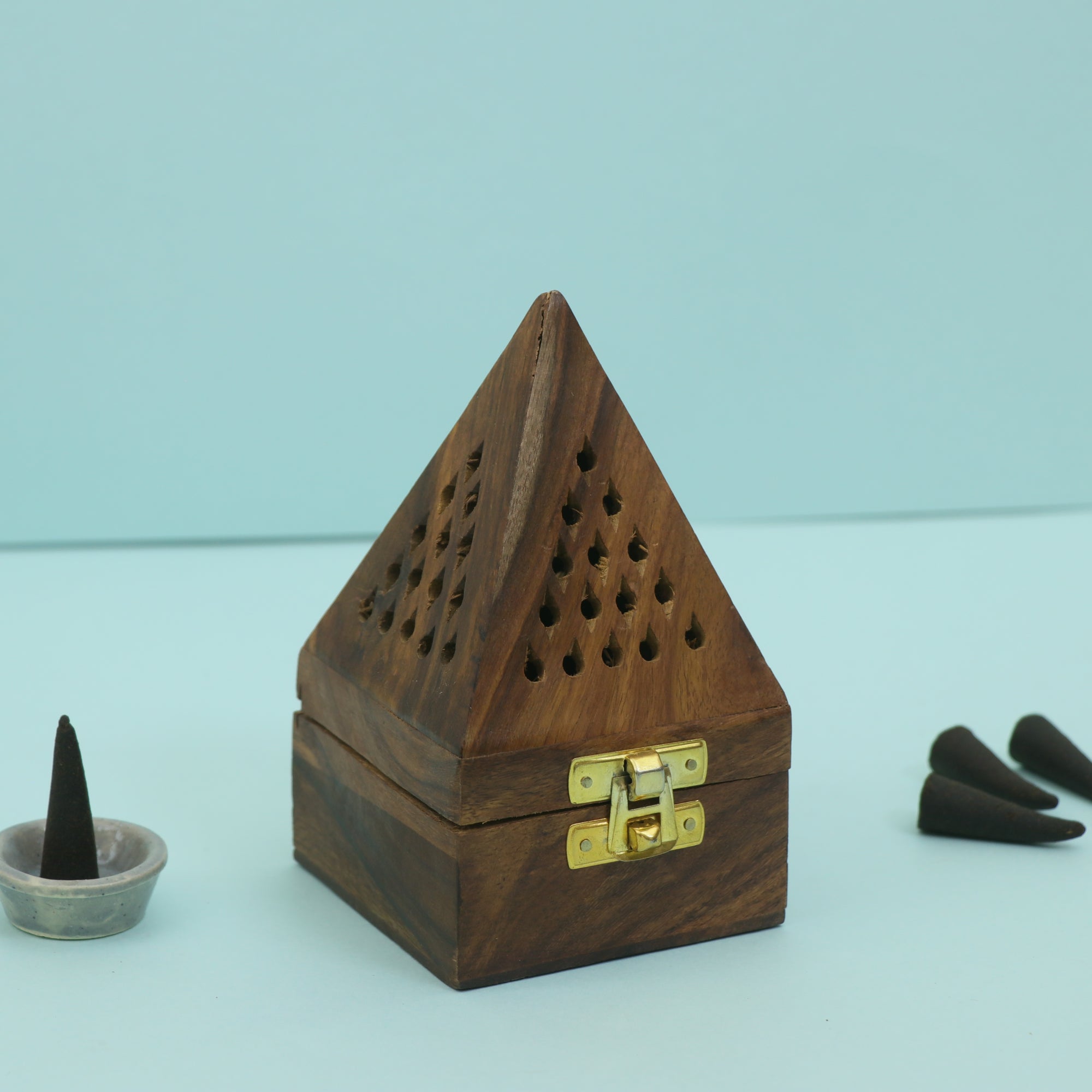 Wooden Incense Holder