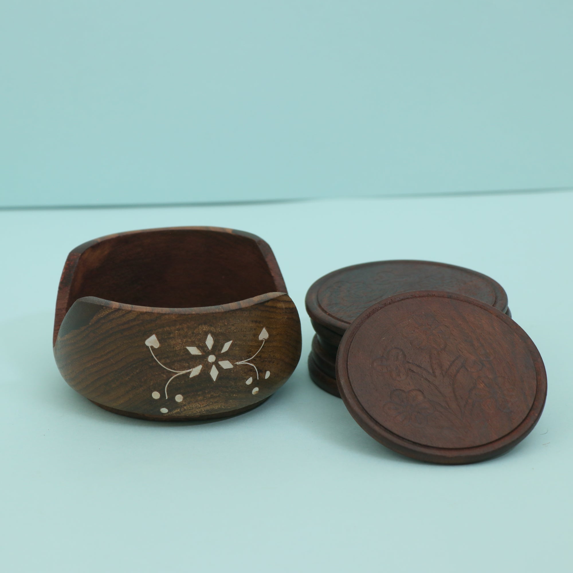 Wooden Coasters Set