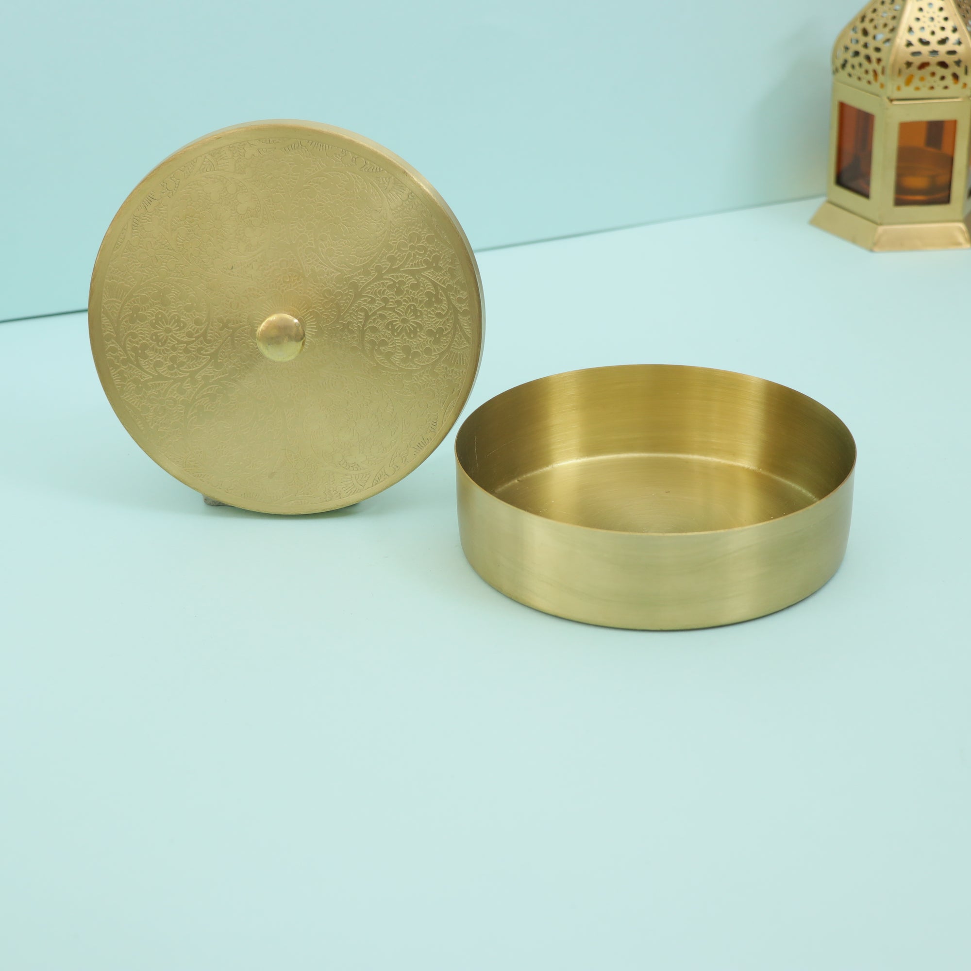 Pure Brass Engraved Multipurpose Box