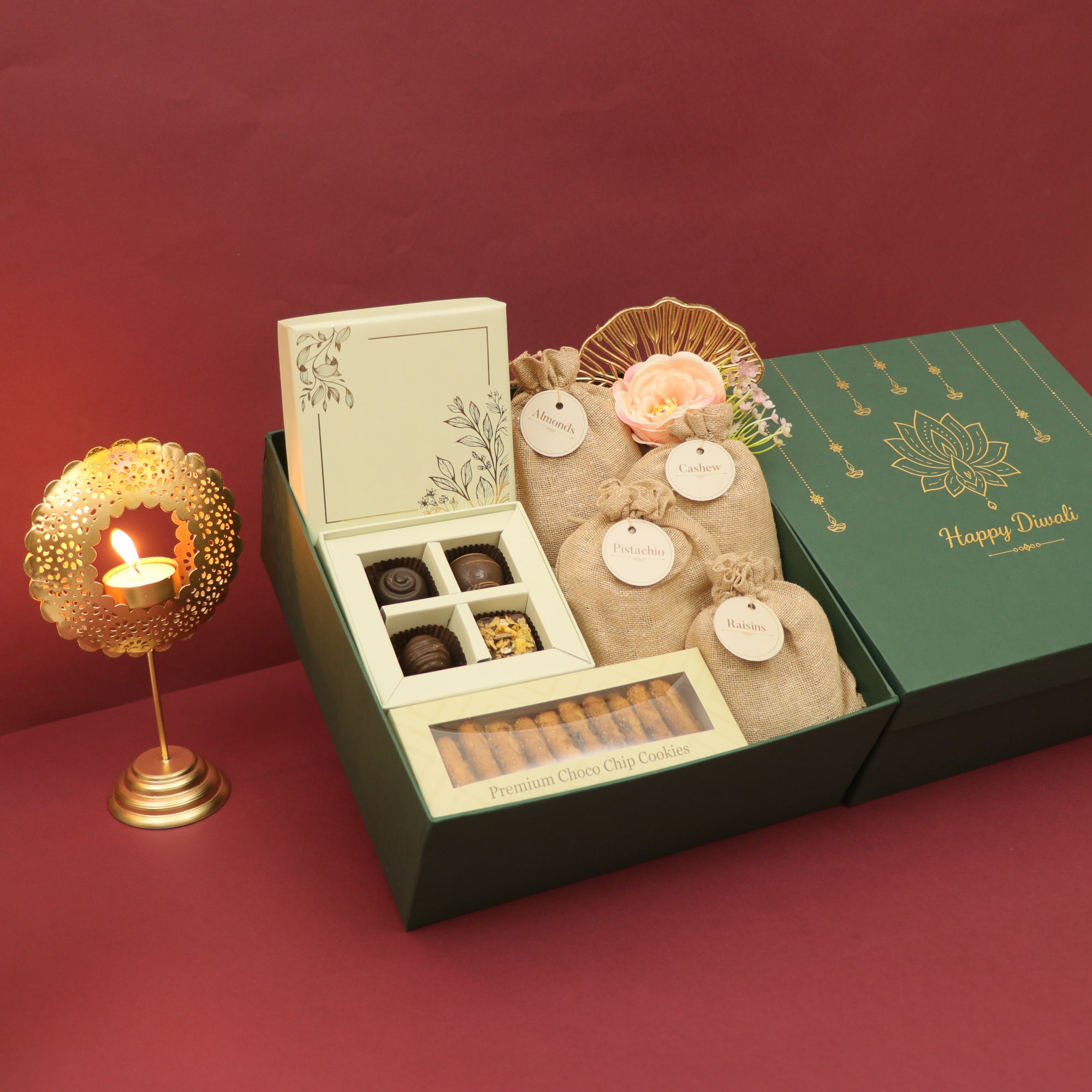 Artisan Dry Fruit &amp; Chocolate Diwali Hamper