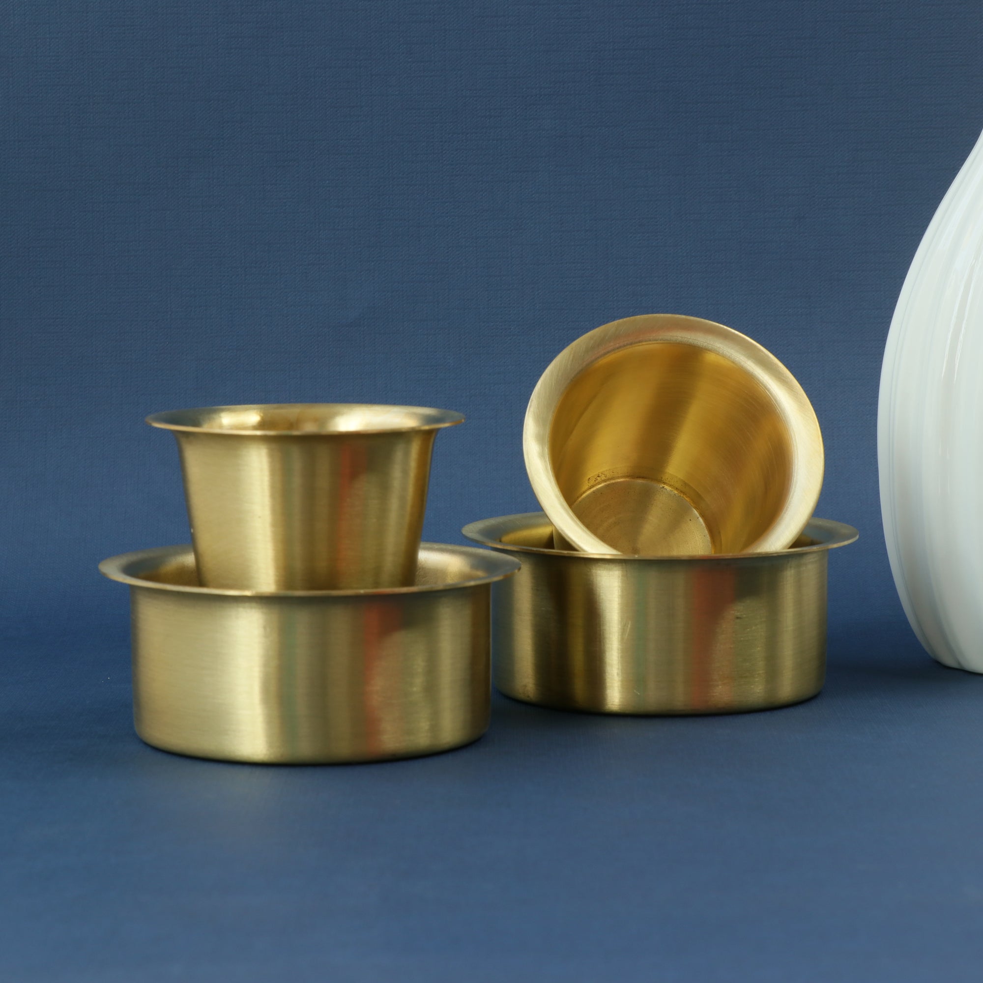 Pure Brass Dabara Set
