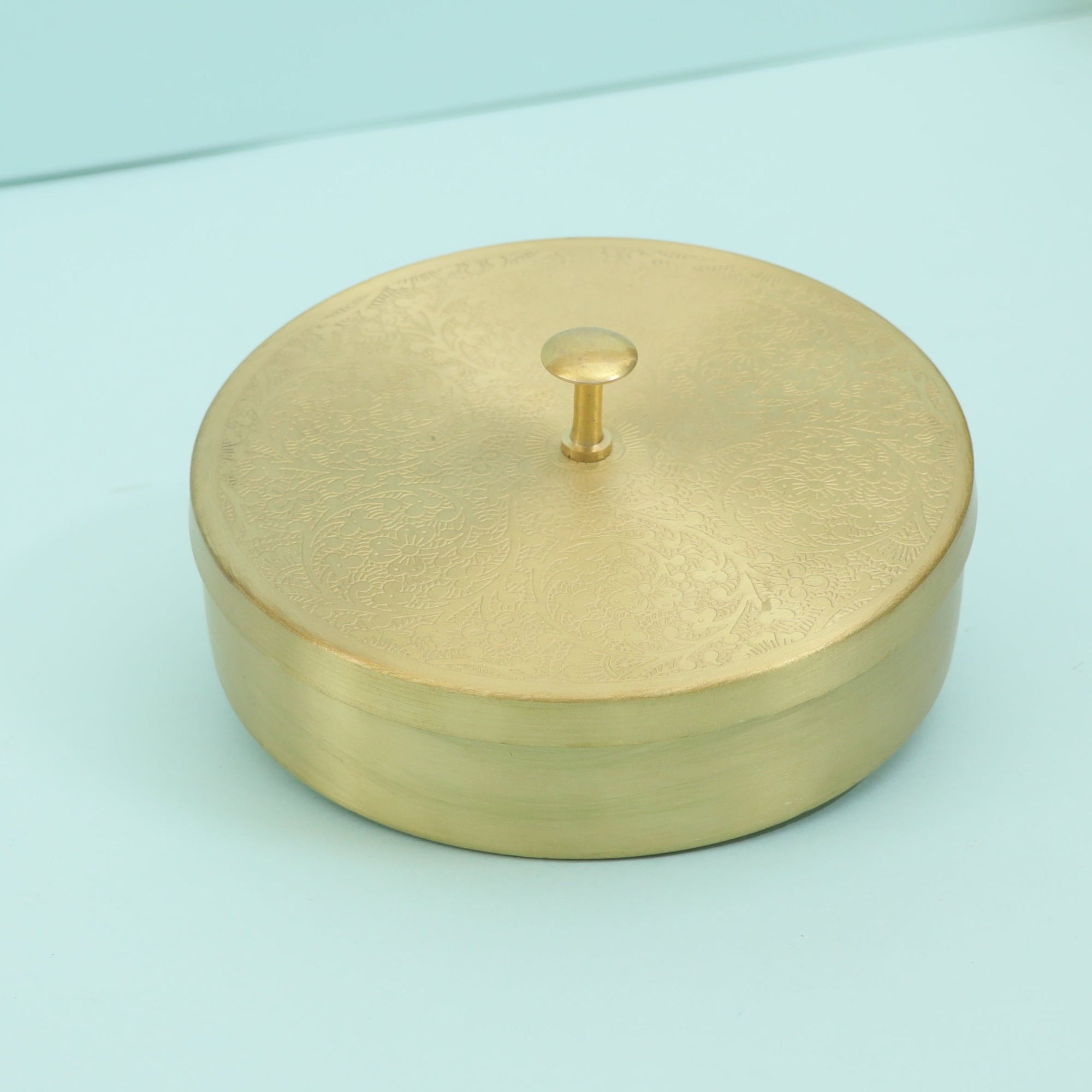 Pure Brass Engraved Multipurpose Box