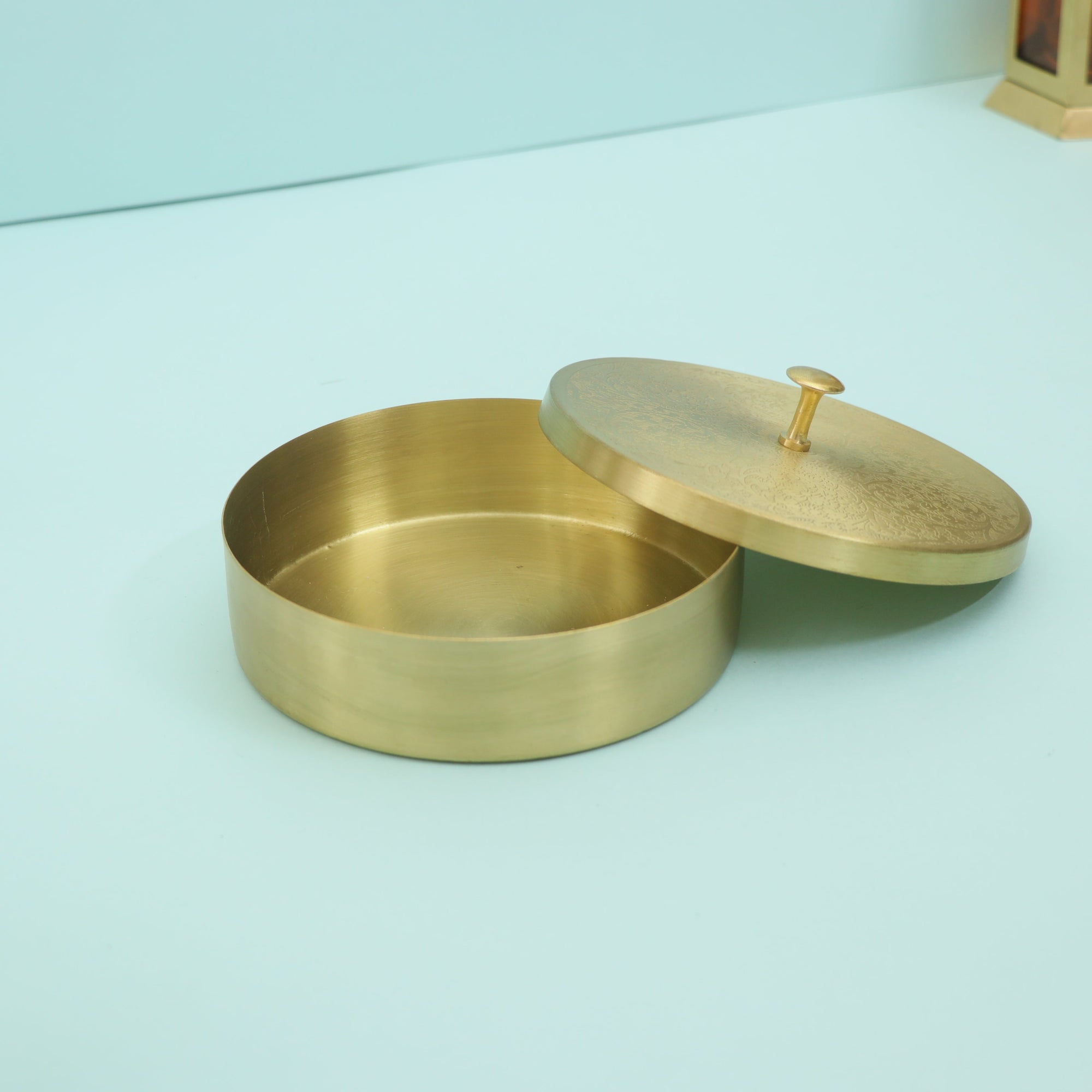 Pure Brass Engraved Multipurpose Box