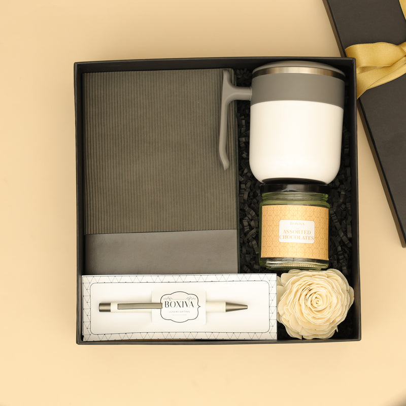 Corporate Signature Grey Hamper