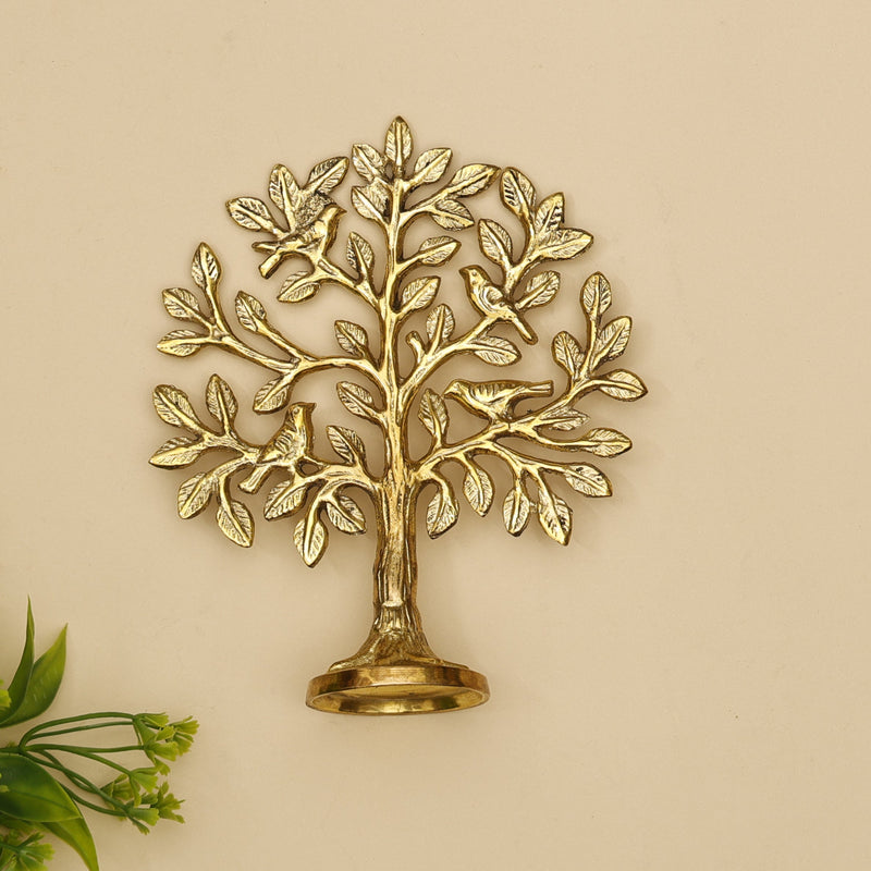 Pure Brass Kalpavriksha Tree with Birds