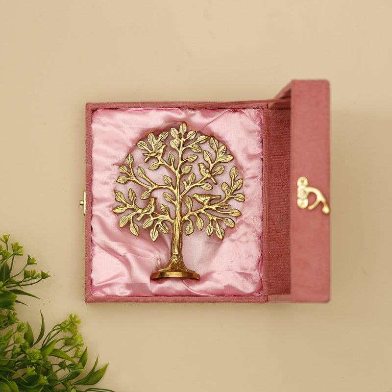 Pure Brass Kalpavriksha Tree with Birds