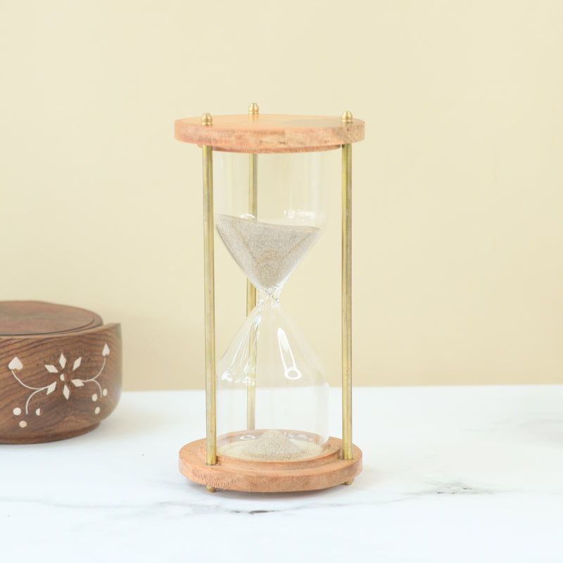 Classic Wooden Hourglass Sand Timer