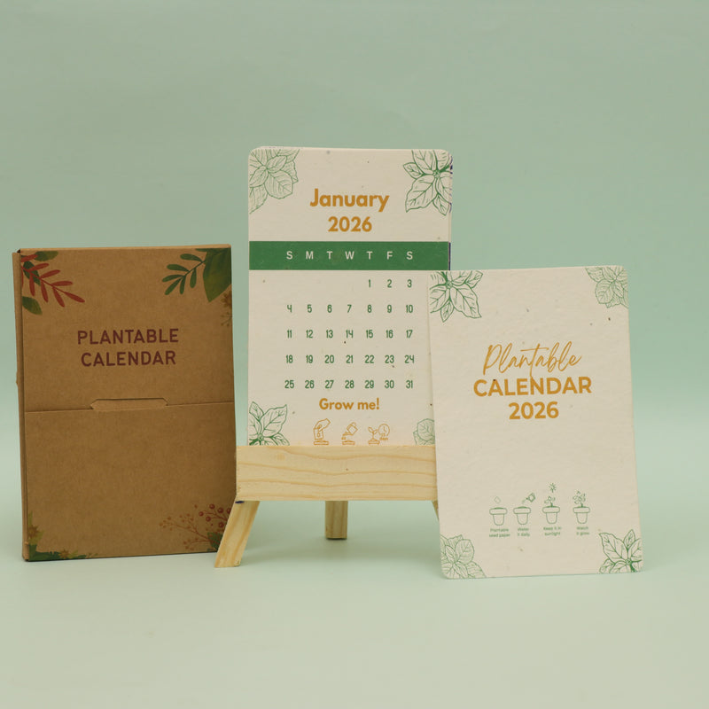 Plantable Seed Paper Desk Calendar