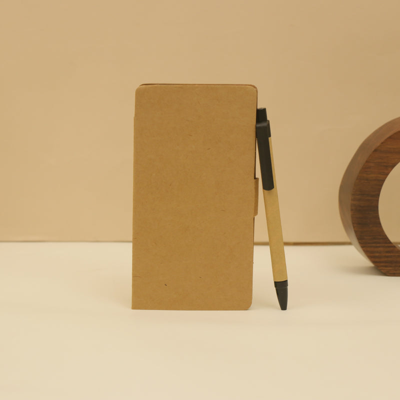 6" × 4" Eco-Friendly Spiral Notepad with Pen