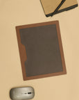 Premium Dual-Tone Leatherette Mouse Pad