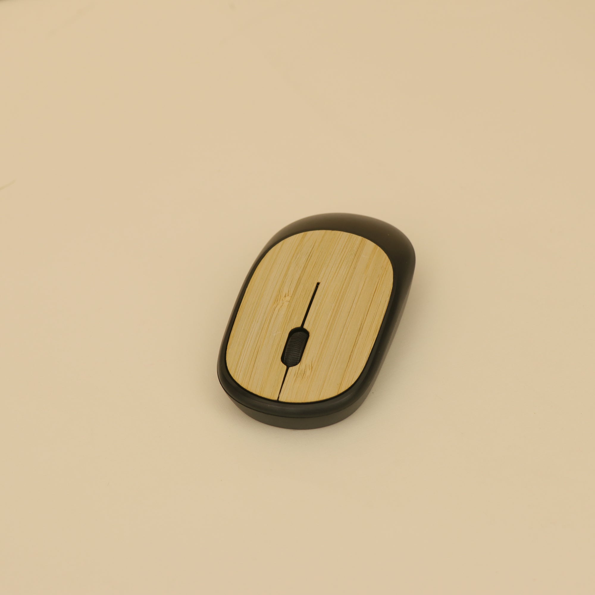 Bamboo Finish Wireless Mouse