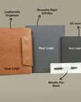 Leatherette Desk Organizer Gift Hamper