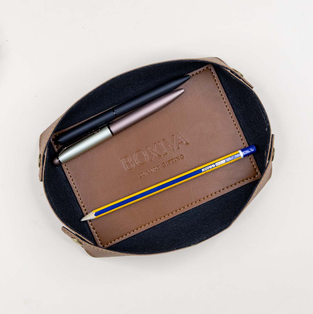Leatherette Desk Organizer